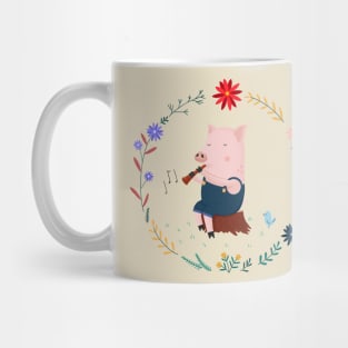 Flute Pig Mug